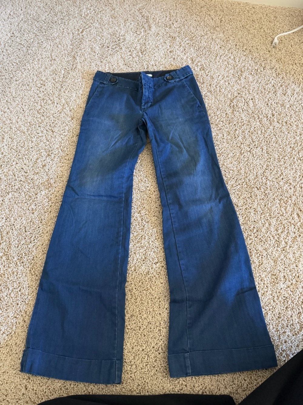 Banana Republic Deep Blue Flare Jeans